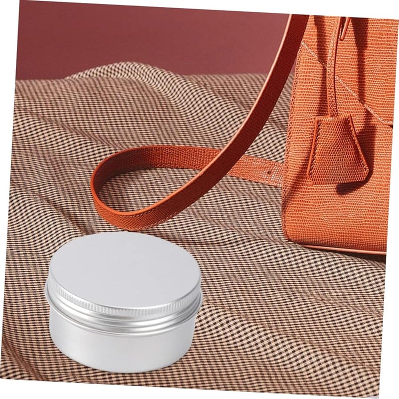 Aluminum Lip Balm Tins 12Pcs Screw Lids Portable Containers For Creams Travel - Image 4